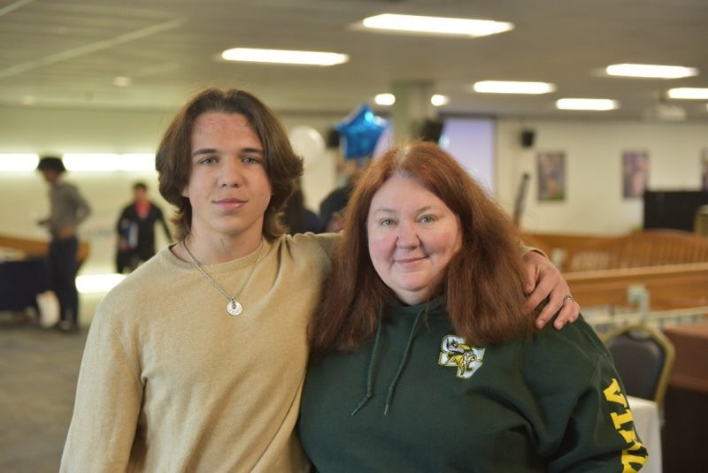 Nick Fitzgerald and mother