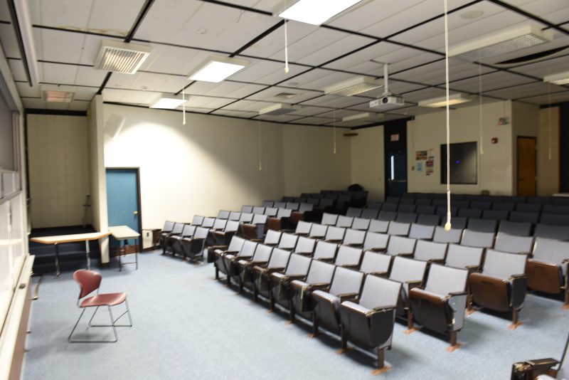 empty lecture hall
