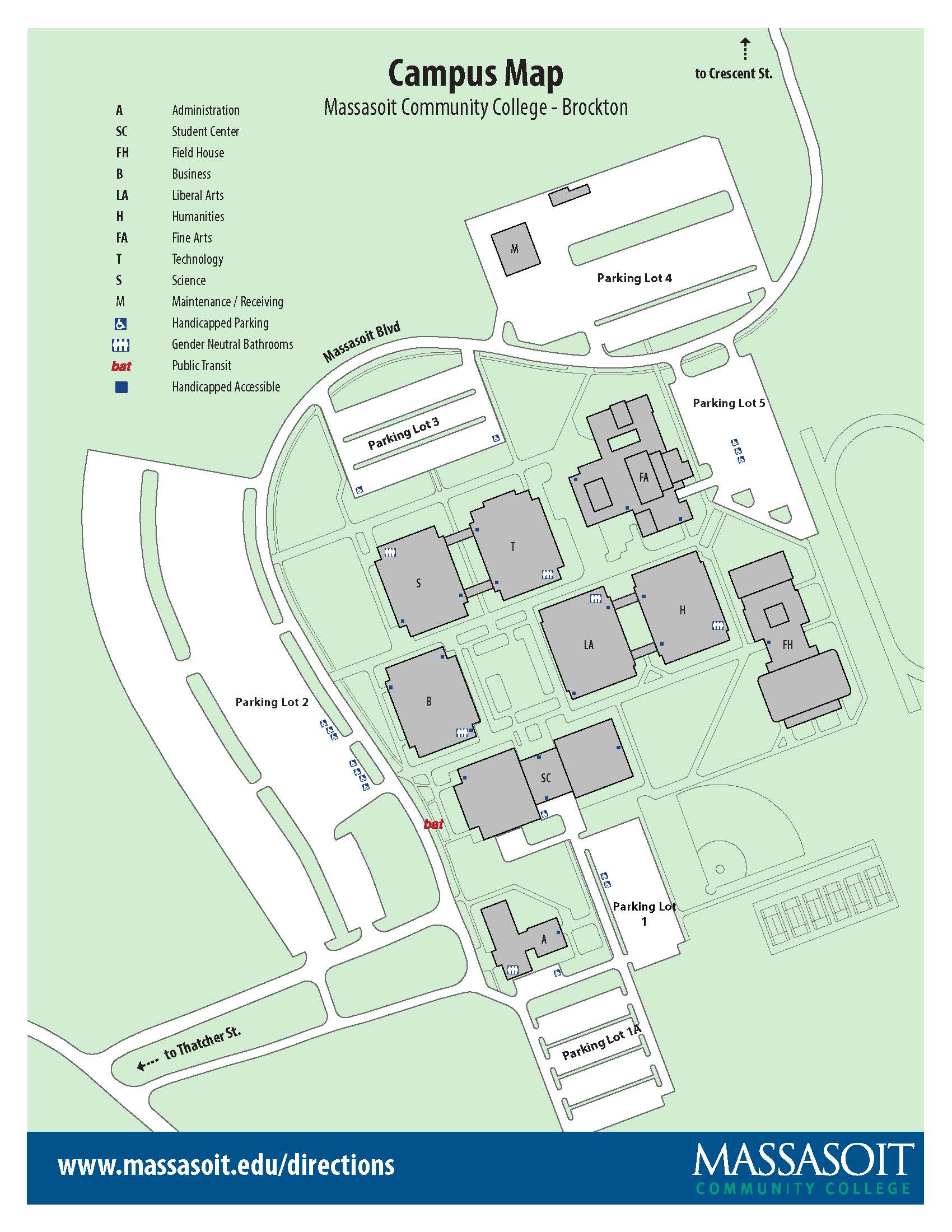 brockton campus map